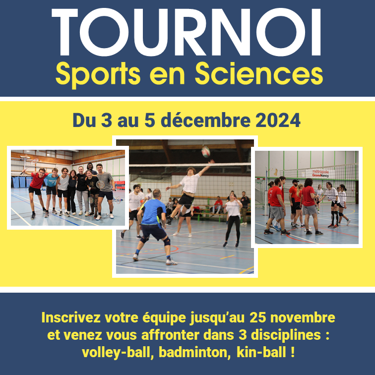 Tournoi Sports en Sciences